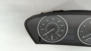 2007-2011 Bmw X5 Instrument Cluster Speedometer Gauges P/N:9 153 837 9 143 829 Fits 2007 2008 2009 2010 2011 OEM Used Auto Parts