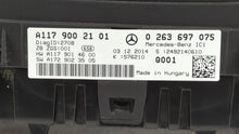 2015 Mercedes-Benz Cla250 Instrument Cluster Speedometer Gauges P/N:1179004101 117 900 41 01 Fits OEM Used Auto Parts