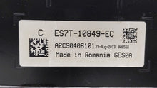 2014 Ford Fusion Instrument Cluster Speedometer Gauges P/N:ES7T-10849-EB ES7T-10849-EA Fits 2015 OEM Used Auto Parts - Oemusedautoparts1.com