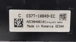 2014 Ford Fusion Instrument Cluster Speedometer Gauges P/N:ES7T-10849-EB ES7T-10849-EA Fits 2015 OEM Used Auto Parts - Oemusedautoparts1.com