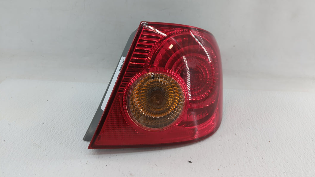 2004-2008 Toyota Corolla Tail Light Assembly Passenger Right OEM Fits 2004 2005 2006 2007 2008 OEM Used Auto Parts - Oemusedautoparts1.com