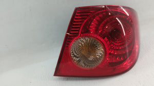 2004-2008 Toyota Corolla Tail Light Assembly Passenger Right OEM Fits 2004 2005 2006 2007 2008 OEM Used Auto Parts - Oemusedautoparts1.com