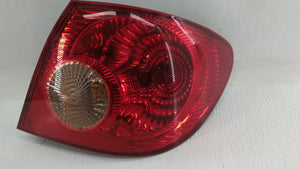 2004-2008 Toyota Corolla Tail Light Assembly Passenger Right OEM Fits 2004 2005 2006 2007 2008 OEM Used Auto Parts - Oemusedautoparts1.com