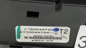 2015-2017 Nissan Sentra Climate Control Module Temperature AC/Heater Replacement P/N:275004AF2B 275004AT2A Fits 2015 2016 2017 OEM Used Auto Parts - Oemusedautoparts1.com 