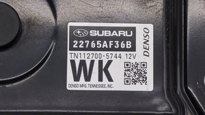 2015 Subaru Legacy PCM Engine Computer ECU ECM PCU OEM P/N:22765AF36C 22765AF35B Fits OEM Used Auto Parts