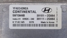 2011-2014 Hyundai Sonata PCM Engine Computer ECU ECM PCU OEM P/N:39101-2G673 39101-2G671 Fits 2011 2012 2013 2014 OEM Used Auto Parts