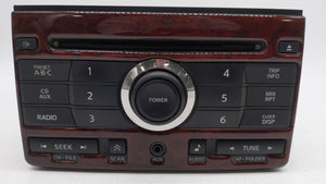 2008 Nissan Maxima Radio AM FM Cd Player Receiver Replacement P/N:28090 ZK30A 28185 ZE50B Fits OEM Used Auto Parts - Oemusedautoparts1.com 