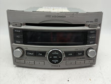 2010-2012 Subaru Legacy Radio AM FM Cd Player Receiver Replacement P/N:86201AJ60A Fits 2010 2011 2012 OEM Used Auto Parts