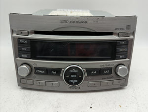 2010-2012 Subaru Legacy Radio AM FM Cd Player Receiver Replacement P/N:86201AJ60A Fits 2010 2011 2012 OEM Used Auto Parts