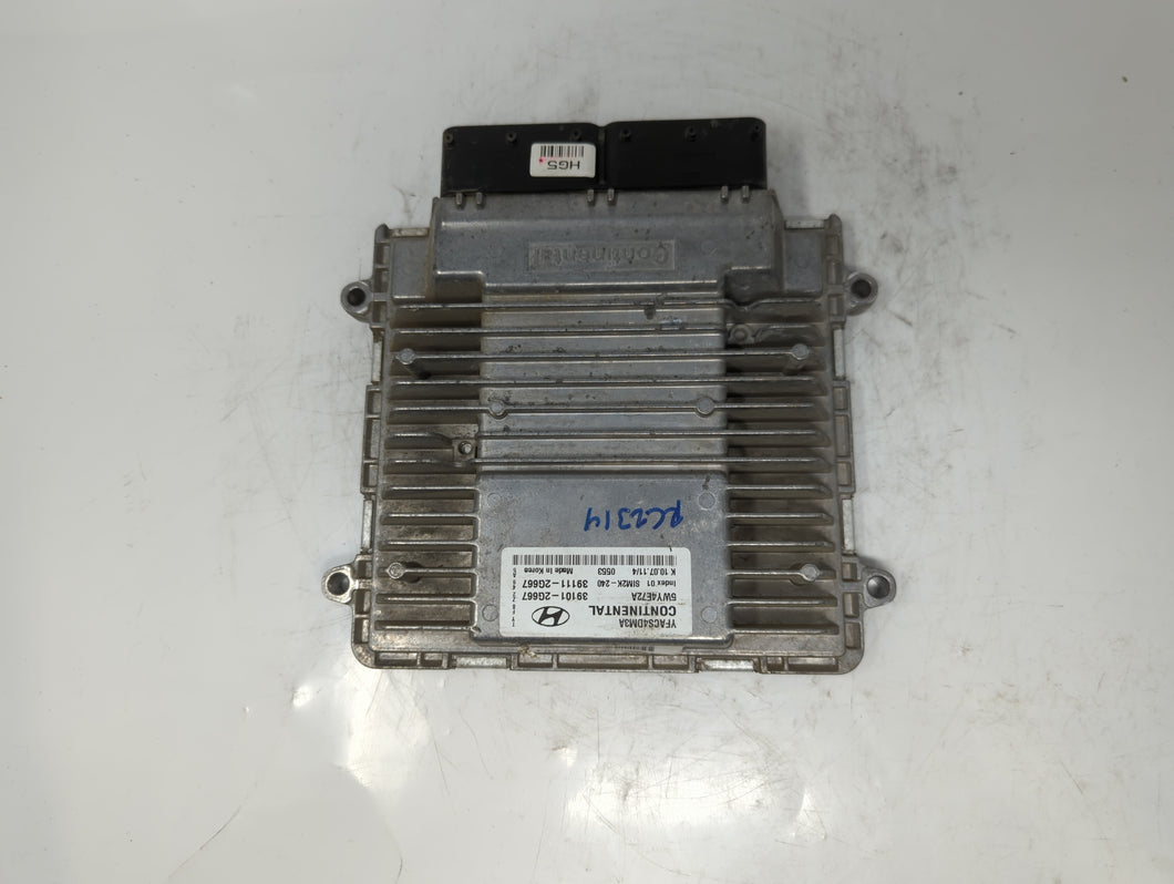 2011-2014 Hyundai Sonata PCM Engine Computer ECU ECM PCU OEM P/N:39111-2G669 39101-2G667 Fits 2011 2012 2013 2014 OEM Used Auto Parts