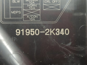 2010-2011 Kia Soul Fusebox Fuse Box Panel Relay Module Fits 2010 2011 OEM Used Auto Parts