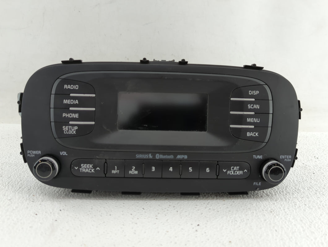 2014-2016 Kia Soul Radio AM FM Cd Player Receiver Replacement P/N:96170-B2090CA 96170B2090CA Fits 2014 2015 2016 OEM Used Auto Parts