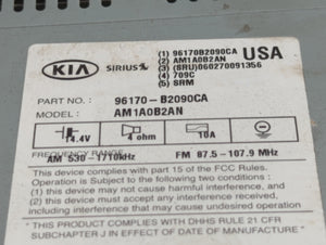 2014-2016 Kia Soul Radio AM FM Cd Player Receiver Replacement P/N:96170-B2090CA 96170B2090CA Fits 2014 2015 2016 OEM Used Auto Parts