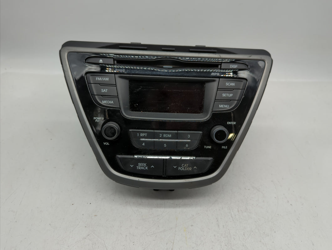 2014-2016 Hyundai Elantra Radio AM FM Cd Player Receiver Replacement P/N:96170-3X156GU Fits 2014 2015 2016 OEM Used Auto Parts