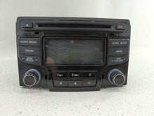 2012-2014 Hyundai Sonata Radio AM FM Cd Player Receiver Replacement P/N:96180-3Q700 Fits 2012 2013 2014 OEM Used Auto Parts