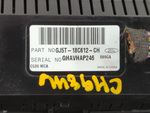 2018-2019 Ford Escape Climate Control Module Temperature AC/Heater Replacement P/N:GJ5T-18C612-CJ GJ5T-18C612-CH Fits 2018 2019 OEM Used Auto Parts