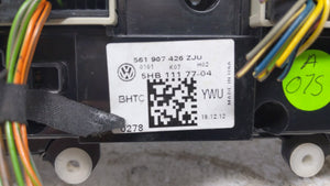 2013 Volkswagen Tiguan Climate Control Module Temperature AC/Heater Replacement Fits OEM Used Auto Parts - Oemusedautoparts1.com