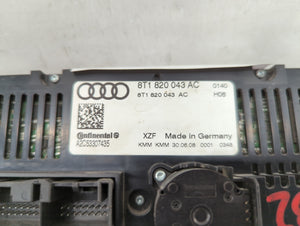 2009-2012 Audi A4 Climate Control Module Temperature AC/Heater Replacement P/N:8T1 820 043 AK 8T1 820 043 AL Fits OEM Used Auto Parts