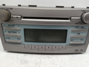 2007-2009 Toyota Camry Radio AM FM Cd Player Receiver Replacement P/N:86120-06182 86120-33890 Fits 2007 2008 2009 OEM Used Auto Parts