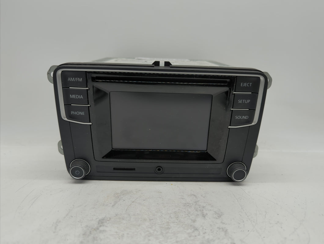 2016-2017 Volkswagen Jetta Radio AM FM Cd Player Receiver Replacement P/N:561 035 150 A 5C0 035 200 Fits 2013 2014 2015 2016 2017 OEM Used Auto Parts