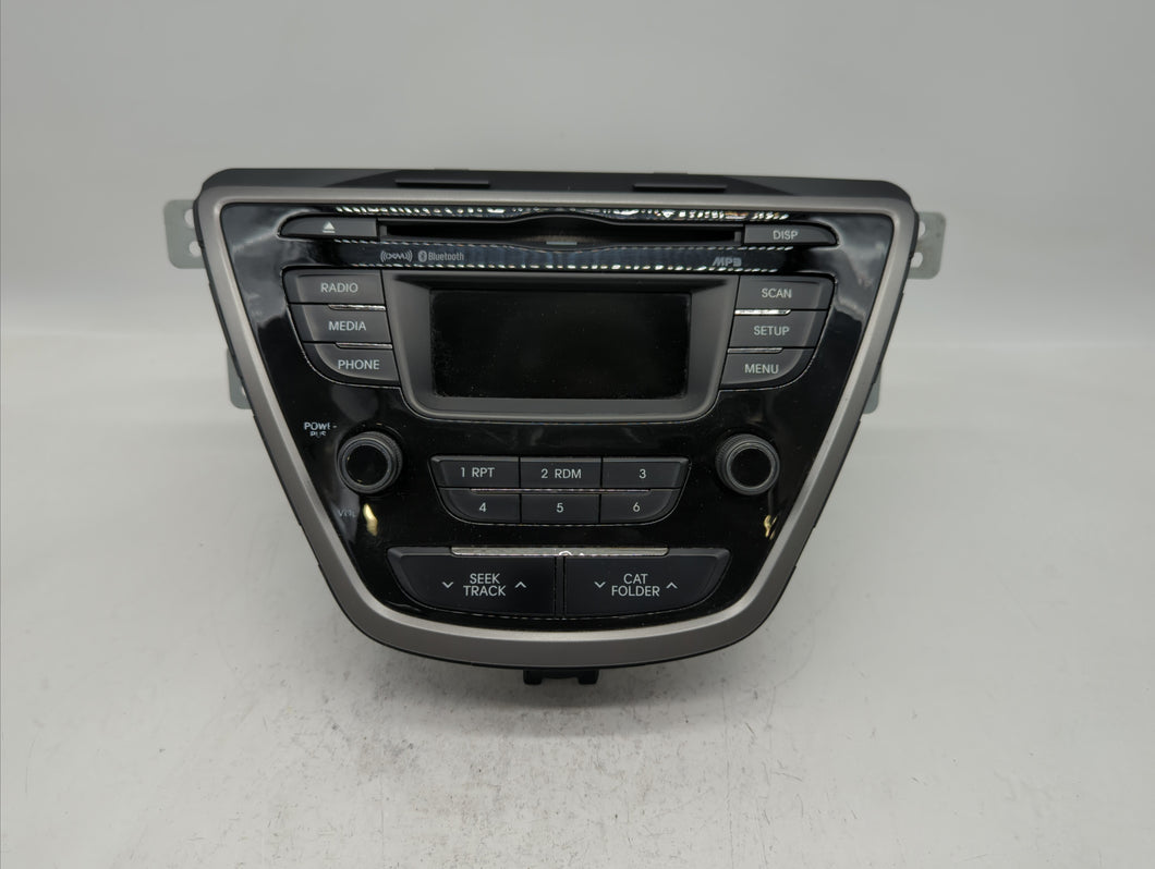 2013 Hyundai Elantra Radio AM FM Cd Player Receiver Replacement P/N:96170-3X165RA5 Fits OEM Used Auto Parts