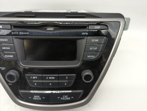 2013 Hyundai Elantra Radio AM FM Cd Player Receiver Replacement P/N:96170-3X165RA5 Fits OEM Used Auto Parts