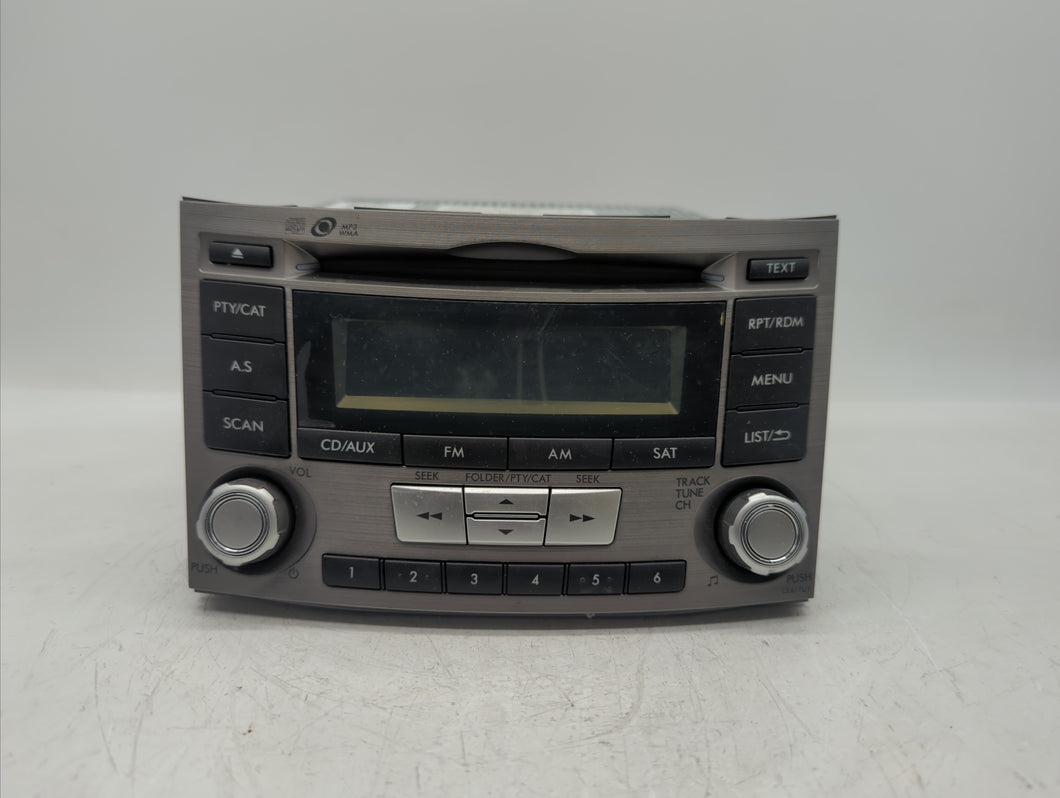 2012-2014 Subaru Legacy Radio AM FM Cd Player Receiver Replacement P/N:86201AJ61A Fits 2012 2013 2014 OEM Used Auto Parts