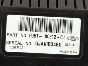 2018-2019 Ford Escape Climate Control Module Temperature AC/Heater Replacement P/N:GJ5T-18C612-CJ GJ5T-18C612-CH Fits 2018 2019 OEM Used Auto Parts