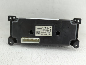 2016 Subaru Wrx Climate Control Module Temperature AC/Heater Replacement P/N:72311VA141 72311VA140 Fits OEM Used Auto Parts