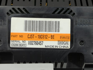 2015-2016 Ford Escape Climate Control Module Temperature AC/Heater Replacement P/N:CJ5T-18C612-BE CJ5T-18C612-BC Fits 2015 2016 OEM Used Auto Parts