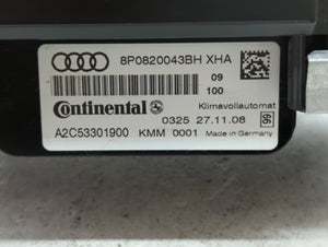 2009 Audi A3 Climate Control Module Temperature AC/Heater Replacement P/N:8P0820043BH Fits OEM Used Auto Parts