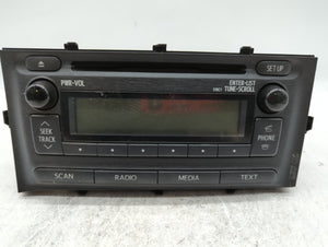 2012-2014 Toyota Prius C Radio AM FM Cd Player Receiver Replacement P/N:86120-52D10 Fits 2012 2013 2014 OEM Used Auto Parts