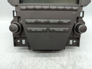 2007-2009 Lexus Es350 Radio AM FM Cd Player Receiver Replacement P/N:86120-33720-1 86120-33720 Fits 2007 2008 2009 OEM Used Auto Parts