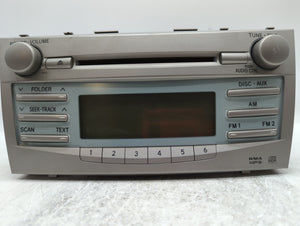 2007-2009 Toyota Camry Radio AM FM Cd Player Receiver Replacement P/N:86120-06182 86120-33890 Fits 2007 2008 2009 OEM Used Auto Parts