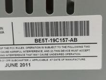 2010-2012 Ford Fusion Radio AM FM Cd Player Receiver Replacement P/N:BE5T-19C157-AB BE5T-19C157-AA Fits 2010 2011 2012 OEM Used Auto Parts