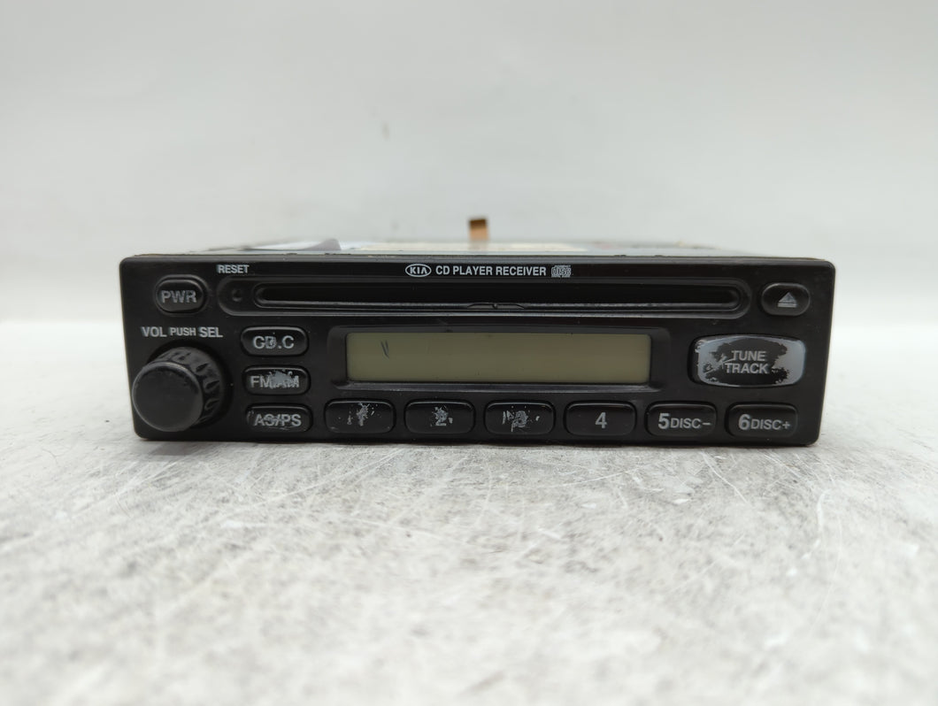 2002 Kia Spectra Radio AM FM Cd Player Receiver Replacement P/N:1K2N50 66 860 A Fits OEM Used Auto Parts