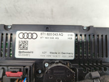 2009-2012 Audi A4 Climate Control Module Temperature AC/Heater Replacement P/N:8T1 820 043 AK 8T1 820 043 AL Fits OEM Used Auto Parts
