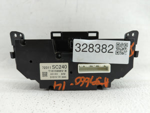 2011-2014 Subaru Impreza Climate Control Module Temperature AC/Heater Replacement P/N:72311SC240 72311 SC240 Fits OEM Used Auto Parts