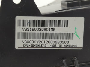 2011-2014 Hyundai Sonata Fusebox Fuse Box Panel Relay Module P/N:VS912003Q201MG Fits 2011 2012 2013 2014 OEM Used Auto Parts