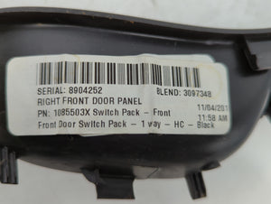 2012-2018 Ford Focus Passeneger Right Power Window Switch 1085503x