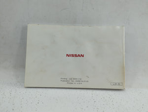 2005 Nissan Altima Owners Manual Book Guide OEM Used Auto Parts