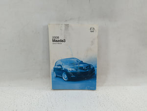 2008 Mazda 3 Owners Manual Book Guide OEM Used Auto Parts