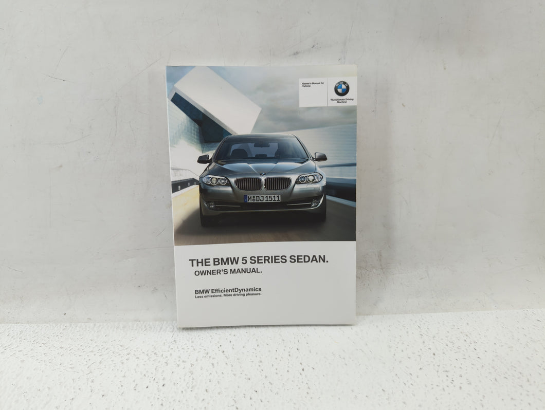 2012 Bmw 550i Owners Manual Book Guide P/N:01 40 20 900 490 ue OEM Used Auto Parts