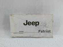 2008 Jeep Patriot Owners Manual Book Guide OEM Used Auto Parts