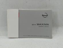 2014 Nissan Maxima Owners Manual Book Guide P/N:OM14E OA35UO OEM Used Auto Parts