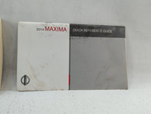 2014 Nissan Maxima Owners Manual Book Guide P/N:OM14E OA35U0 OEM Used Auto Parts