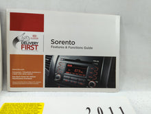 2011 Kia Sorento Owners Manual Book Guide OEM Used Auto Parts