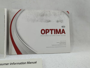 2015 Kia Optima Owners Manual Book Guide OEM Used Auto Parts