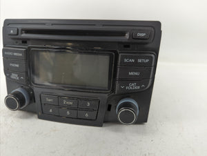 2012-2014 Hyundai Sonata Radio AM FM Cd Player Receiver Replacement P/N:96180-3Q700 Fits 2012 2013 2014 OEM Used Auto Parts