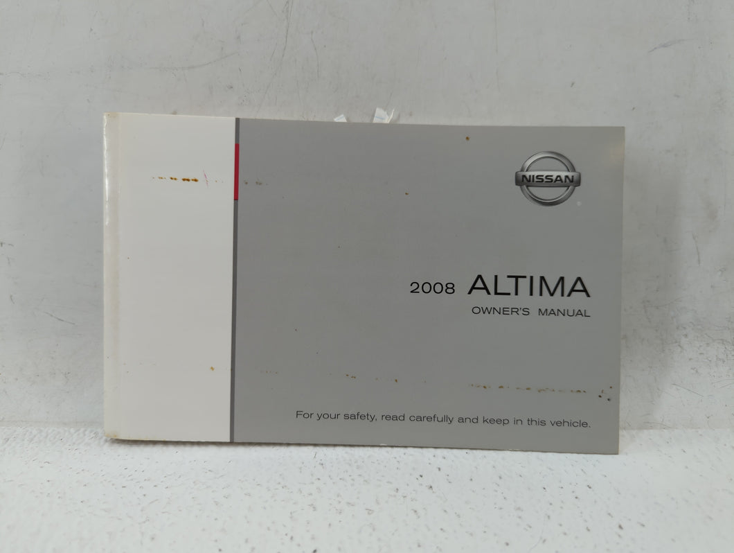 2008 Nissan Altima Owners Manual Book Guide P/N:OM8E-0L32U1 OEM Used Auto Parts